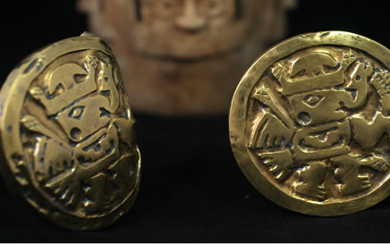 HUARMEY MOMIAS PIEZAS ORO PLATA